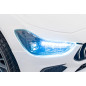 Vaikiškas Elektromobilis Maserati Ghibli, baltas Vaikiškas Elektromobilis Maserati Ghibli, baltas