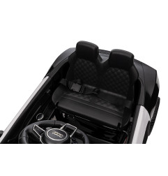 Vaikiškas policijos elektromobilis Audi R8, juodas