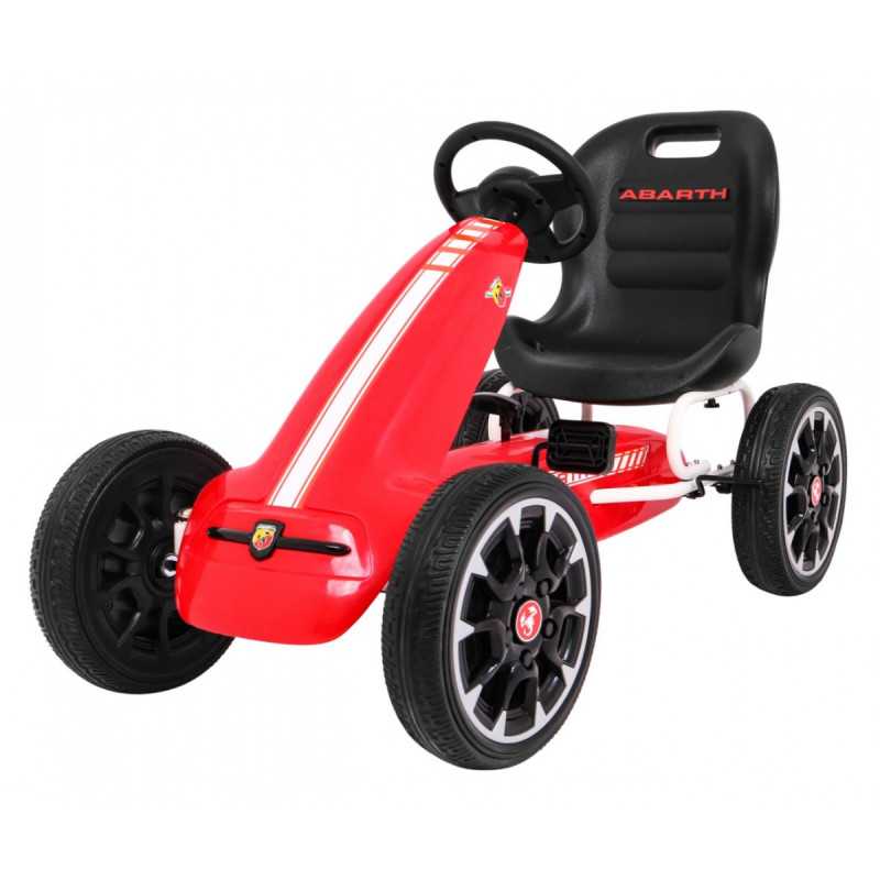Minamas kartingas ABARTH Raudonas Minamas kartingas ABARTH Raudonas