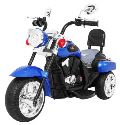 Vaikiškas elektrinis motociklas Chopper NightBike, Mėlynas
