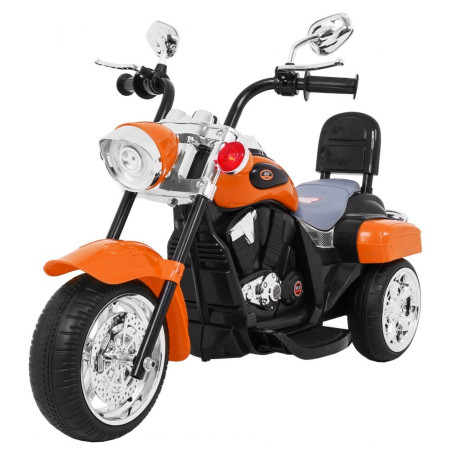 Vaikiškas Elektrinis motociklas Chopper NightBike, Oranžinis