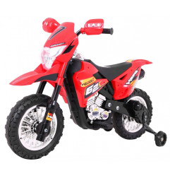 Vaikiškas Elektrinis motociklas MotoCross raudonas