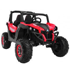 Vaikiškas Elektrinis bagis SuperStar 4x4, Raudonas