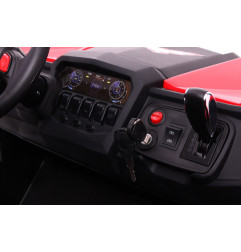 Vaikiškas Elektrinis bagis SuperStar 4x4, Raudonas