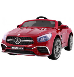 Elektromobilis Mercedes AMG SL65 raudonos spalvos dažymas