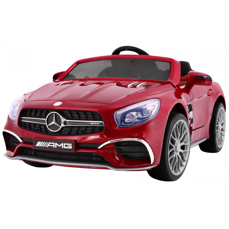 Elektromobilis Mercedes AMG SL65 raudonos spalvos dažymas