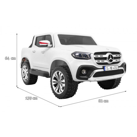 Vaikiškas Elektromobilis Mercedes Benz X-Class baltas