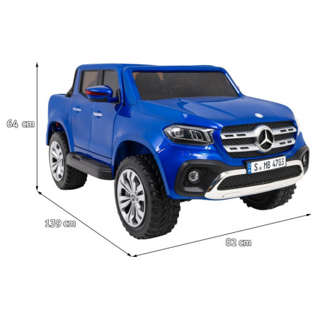 Vaikiškas Elektromobilis Mercedes Benz X Class MP4 mėlynas