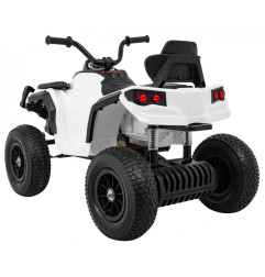 Vaikiškas elektrinis keturratis Quad ATV AIR, Baltas
