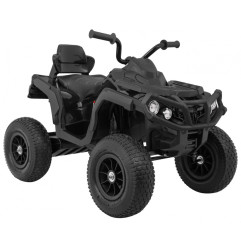 Vaikiškas elektrinis keturratis Quad ATV AIR, Juodas