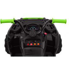 Vaikiškas elektrinis keturratis Quad XL ATV su nuotolinio valdymo pultu, Juodas