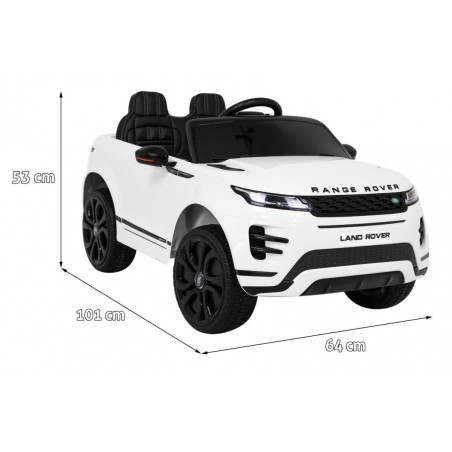 Vaikiškas Elektromobilis Range Rover Evoque Baltas