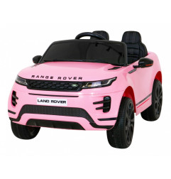 Elektromobilis Range Rover Evoque rožinis