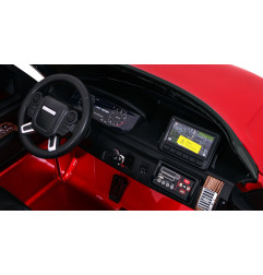 Vaikiškas Elektromobilis Range Rover HSE, Dažytas Raudonas