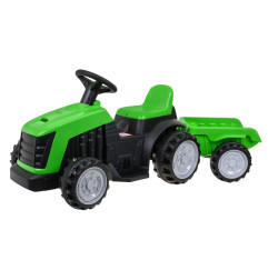 Vaikiškas Elektrinis traktorius su priekaba TR1908T, Žalias