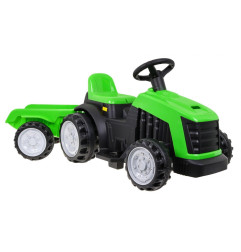 Vaikiškas Elektrinis traktorius su priekaba TR1908T, Žalias