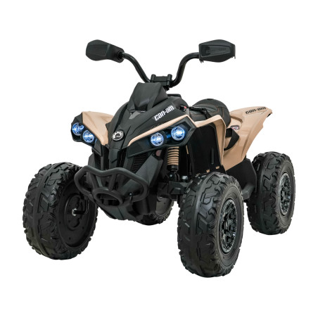 Vaikiškas Elektrinis Keturratis Maverick ATV Rudas