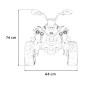 Vaikiškas Elektrinis Keturratis Maverick ATV baltas