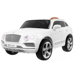 Vaikiškas Elektromobilis Bentley Bentayga, Baltas