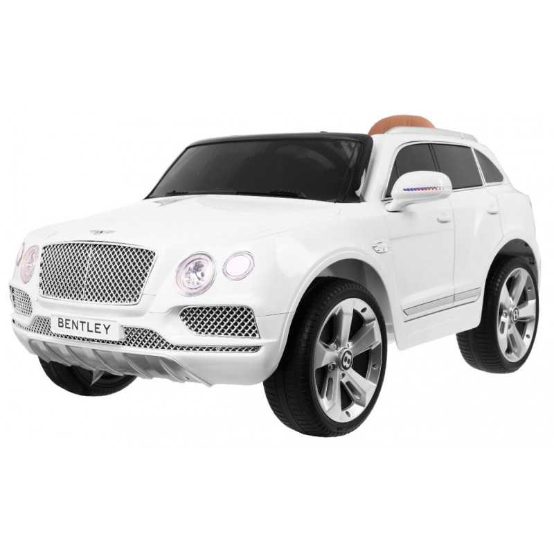Vaikiškas Elektromobilis Bentley Bentayga, Baltas Vaikiškas Elektromobilis Bentley Bentayga, Baltas