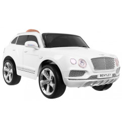 Vaikiškas Elektromobilis Bentley Bentayga, Baltas