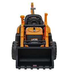 Vaikiškas Elektrinis Traktorius/Ekskavatorius  JCB 2in1, Geltonas