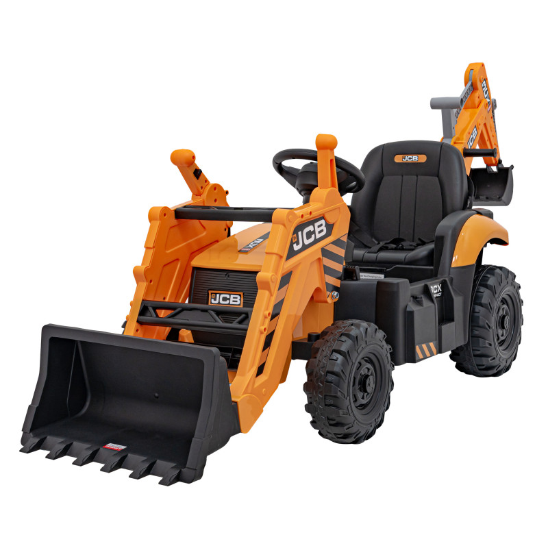 Vaikiškas Elektrinis Ekskavatorius JCB Geltonas Vaikiškas Elektrinis Ekskavatorius JCB Geltonas