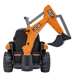 Vaikiškas Elektrinis Traktorius/Ekskavatorius  JCB 2in1, Geltonas