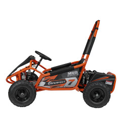 Vaikiškas elektrinis bagis MUD MONSTER, Oranžinis
