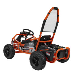 Vaikiškas elektrinis bagis MUD MONSTER, Oranžinis
