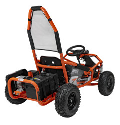 Vaikiškas elektrinis bagis MUD MONSTER, Oranžinis