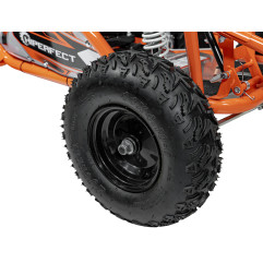 Vaikiškas benzininis bagis MUD MONSTER 100CC, Oranžinis