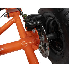 Vaikiškas benzininis bagis MUD MONSTER 100CC, Oranžinis