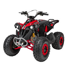 Vaikiškas benzininis keturratis RENEGADE HIPERFECT 125CC, Raudonas