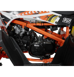 Vaikiškas benzininis keturratis DESERT STORM 125CC, Oranžinis