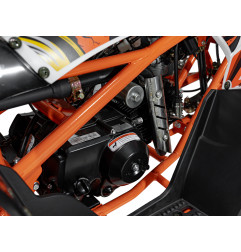 Vaikiškas benzininis keturratis DESERT STORM 125CC, Oranžinis