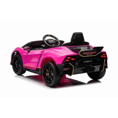 Vaikiškas Elektromobilis Lamborghini Invencible Rožinis