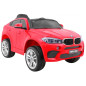 Vaikiškas Elektromobilis BMW X6M, Raudonas Vaikiškas Elektromobilis BMW X6M, Raudonas