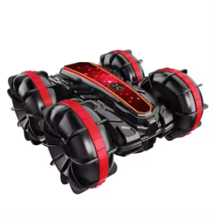 RC valdomas automobilis-amfibija