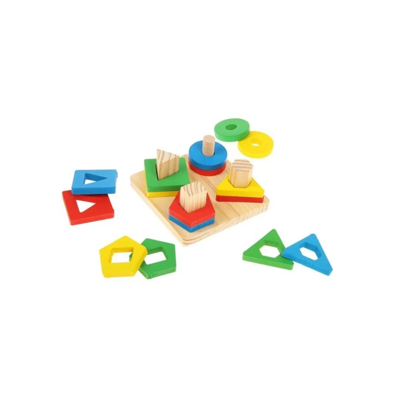 Medinis Geometrinių figūrų rūšiavimo žaidimas