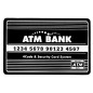 Bankomatas ATM Cash Machine Black PL