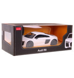 RC valdomas automobilis Audi R8 1:24 RASTAR Balta