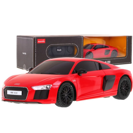 R/C valdomas automobilis Audi R8 Red 1:24 RASTAR