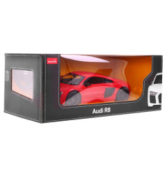RC valdomas automobilis Audi R8 1:24 RASTAR raudonas