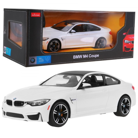 R/C valdomas BMW M4 Coupe Baltas 1:14 RASTAR