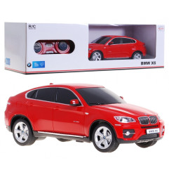 RC valdomas automobilis BMW X 6 1:24 RASTAR raudonas