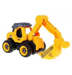 Išardomas konstruktorius Ekskavatorius su garsų funkcija