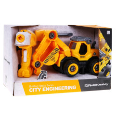 Išardomas konstruktorius Ekskavatorius su garsų funkcija