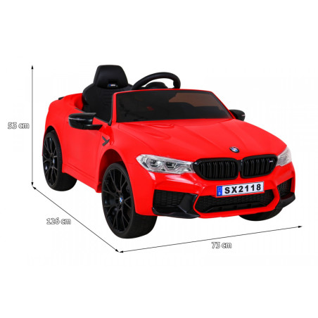 Vaikiškas Elektromobilis BMW DRIFT M5, Raudonas