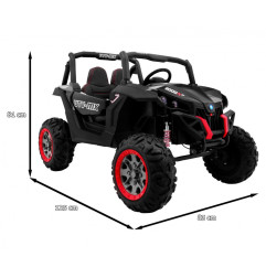 Vaikiškas Elektrinis bagis SuperStar 4x4, Juodas